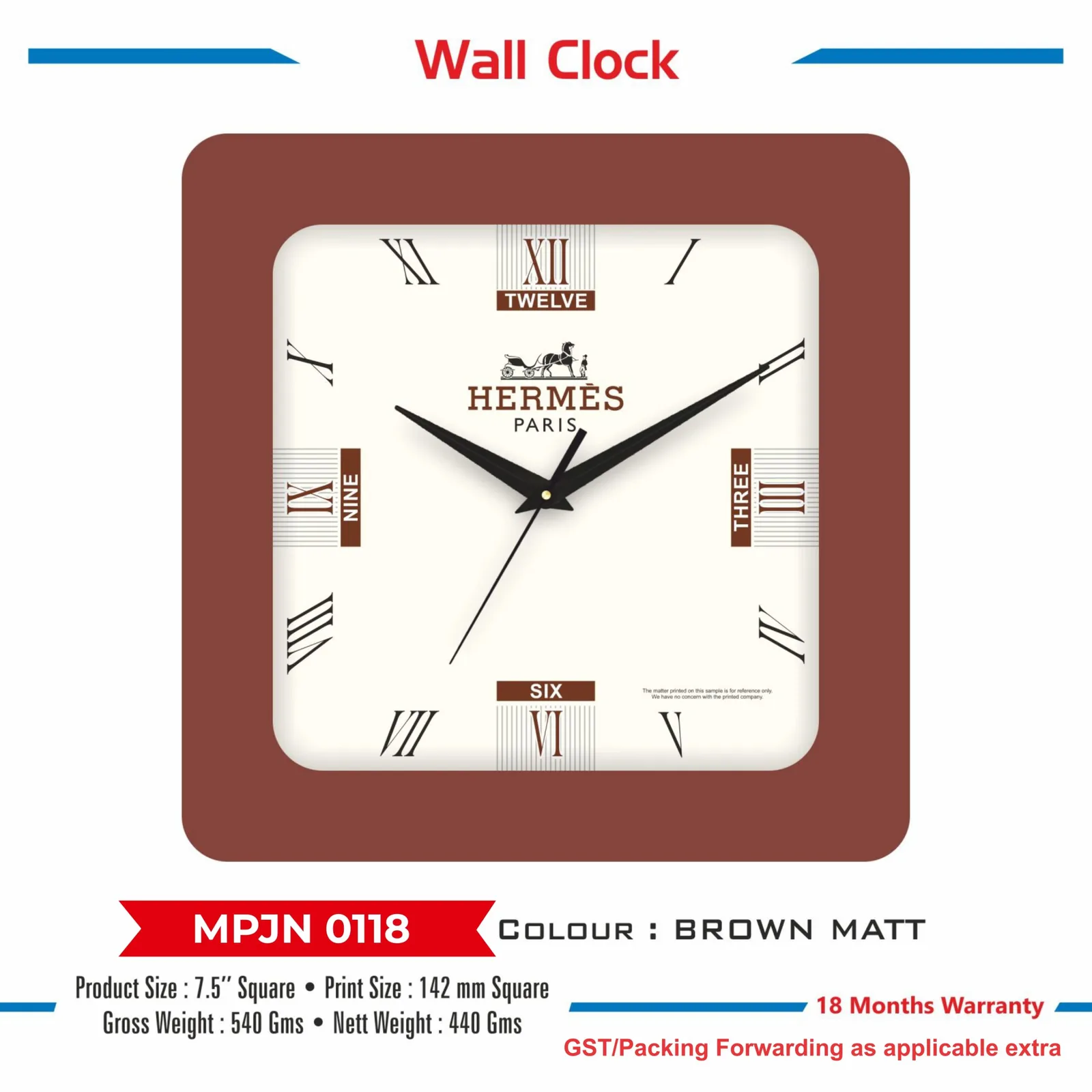 Wall Clock (MPJN 0118)
