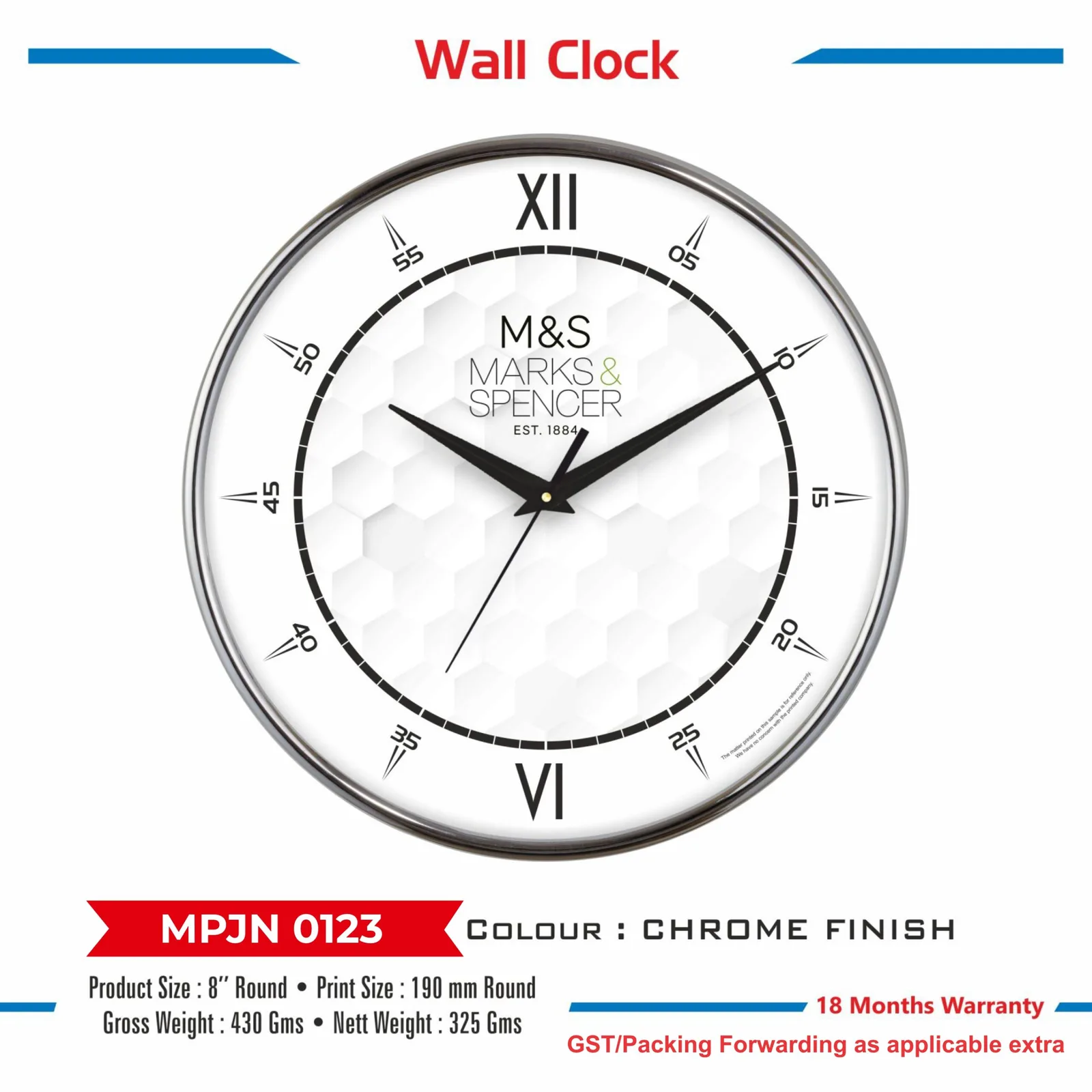 Wall Clock (MPJN 0123)