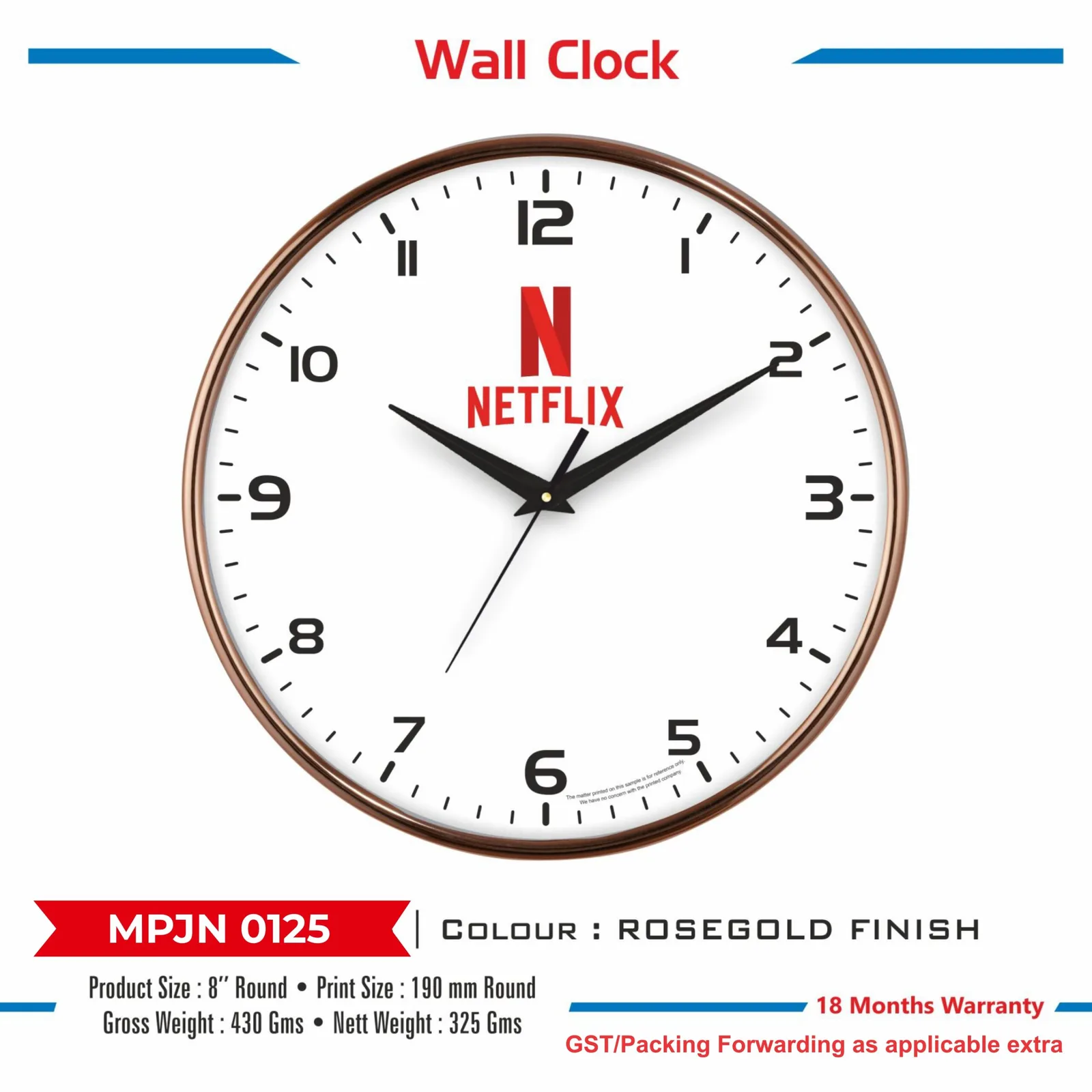 Wall Clock (MPJN 0125)