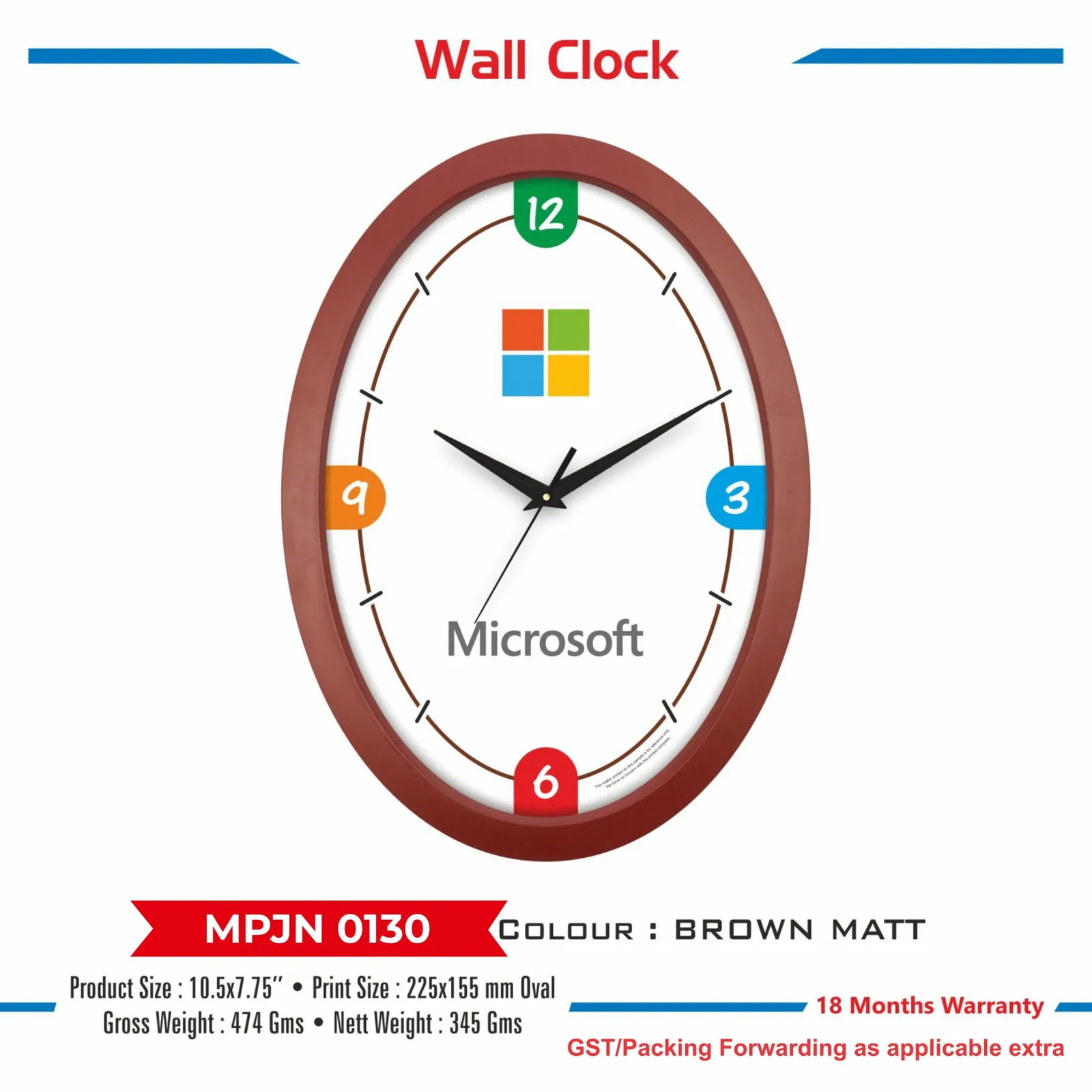 Wall Clock (MPJN 0130)
