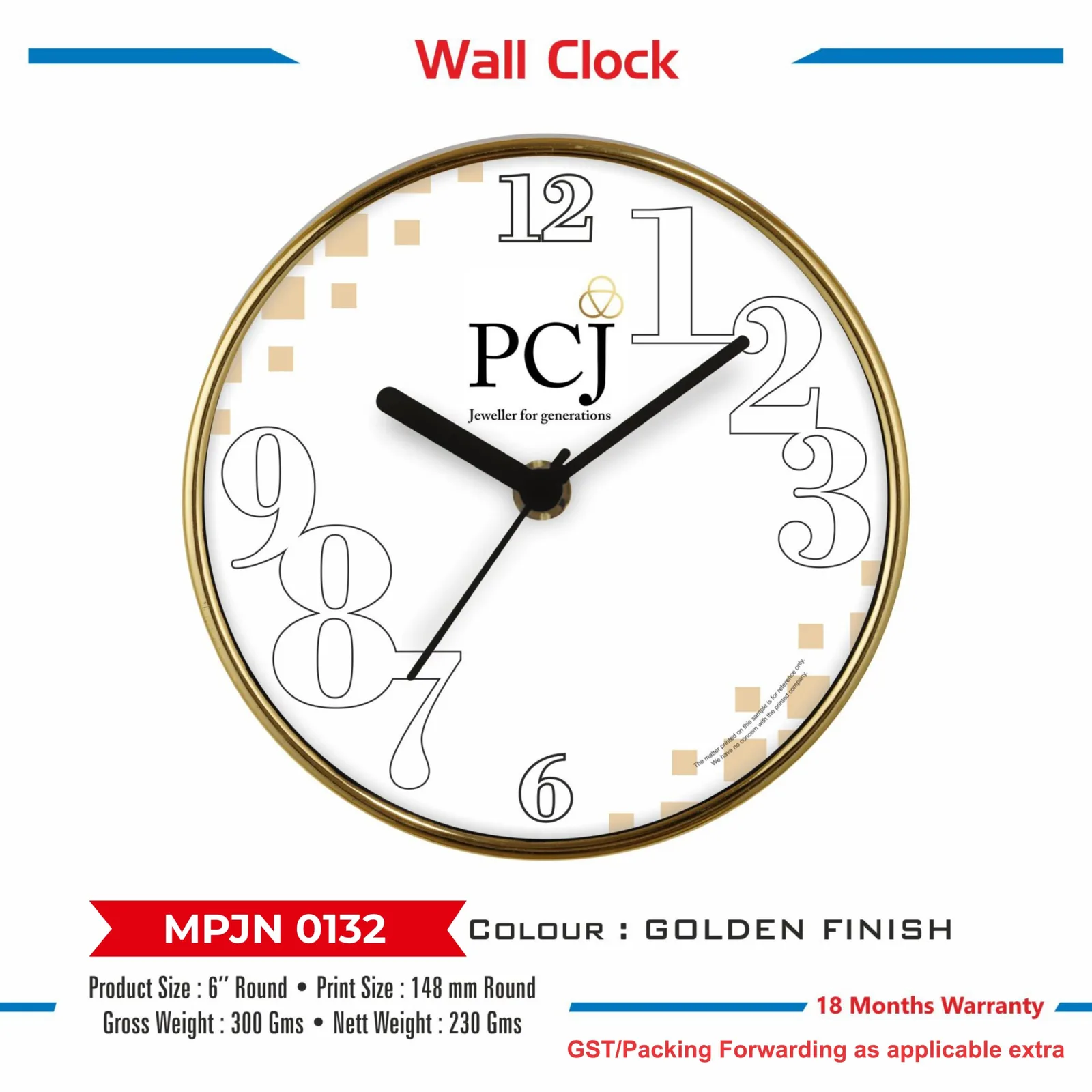 Wall Clock (MPJN 0132)