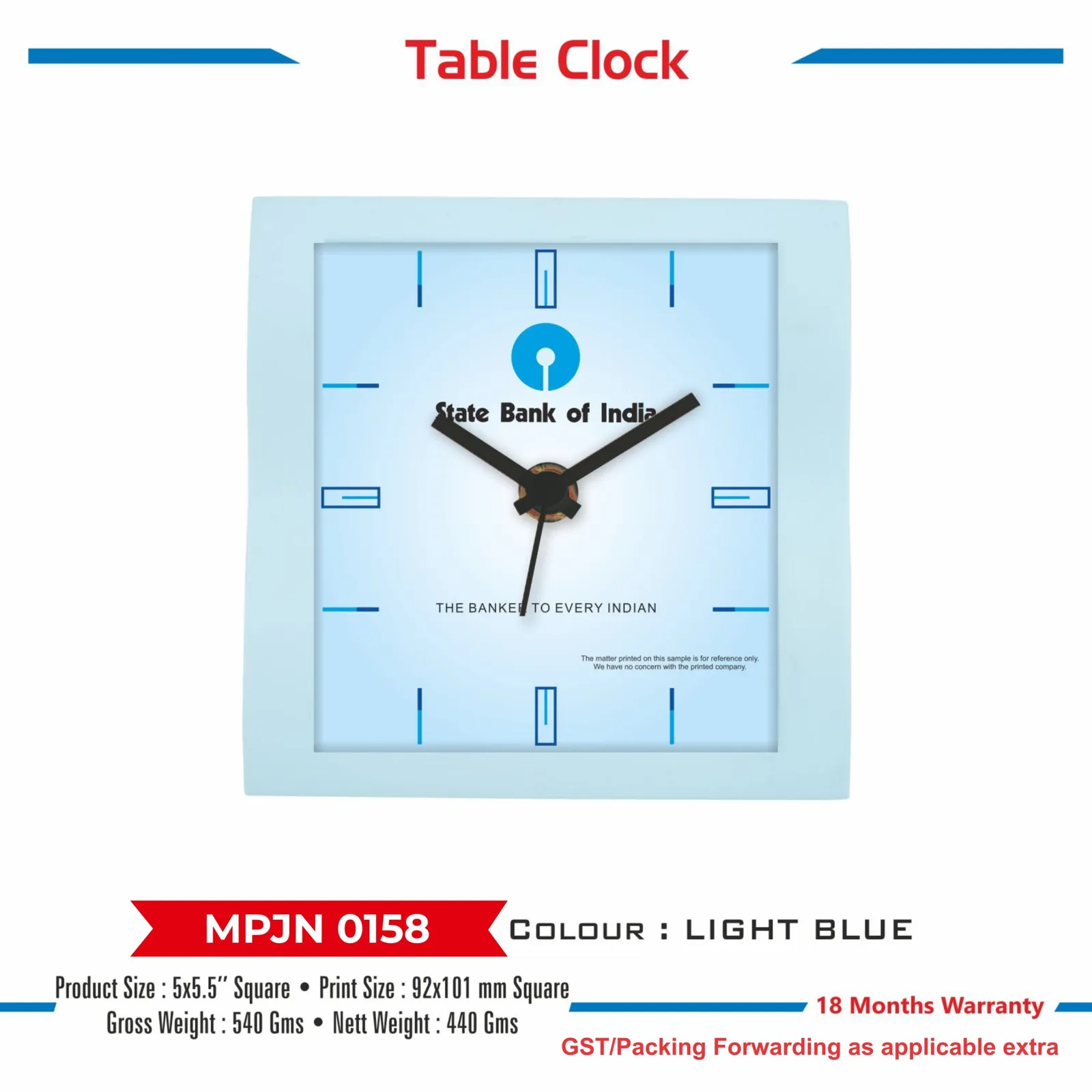 Table Clock (MPJN 0158)