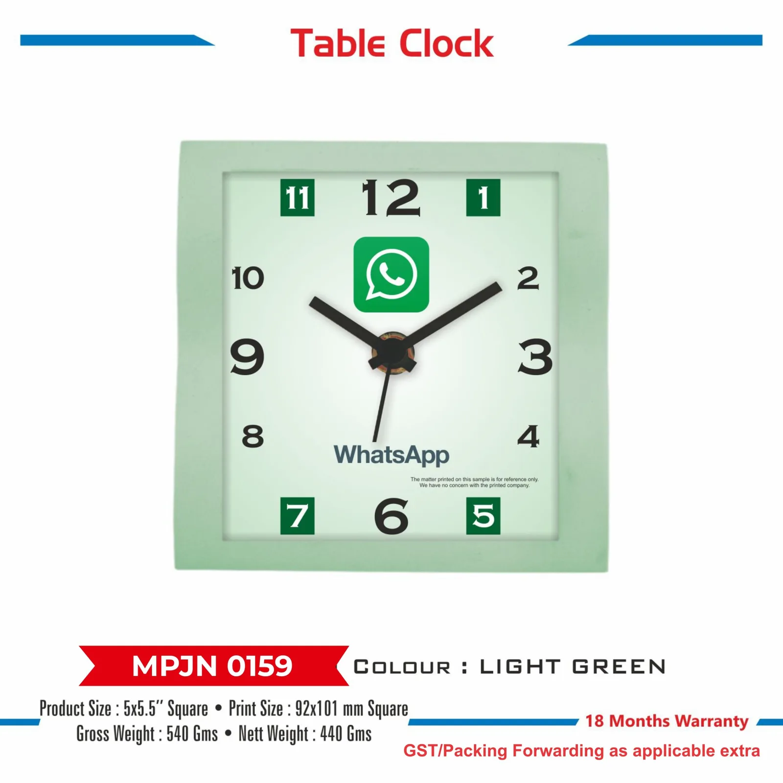 Table Clock (MPJN 0159)