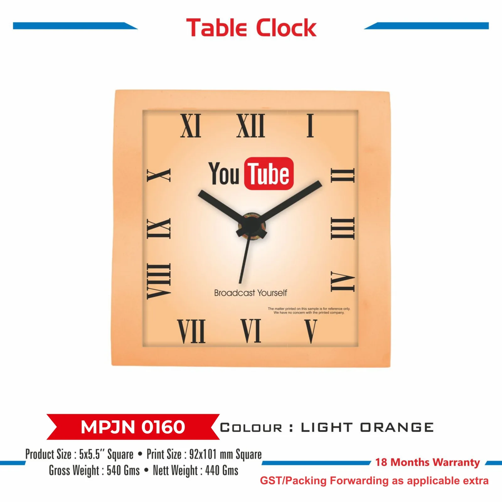 Table Clock (MPJN 0160)