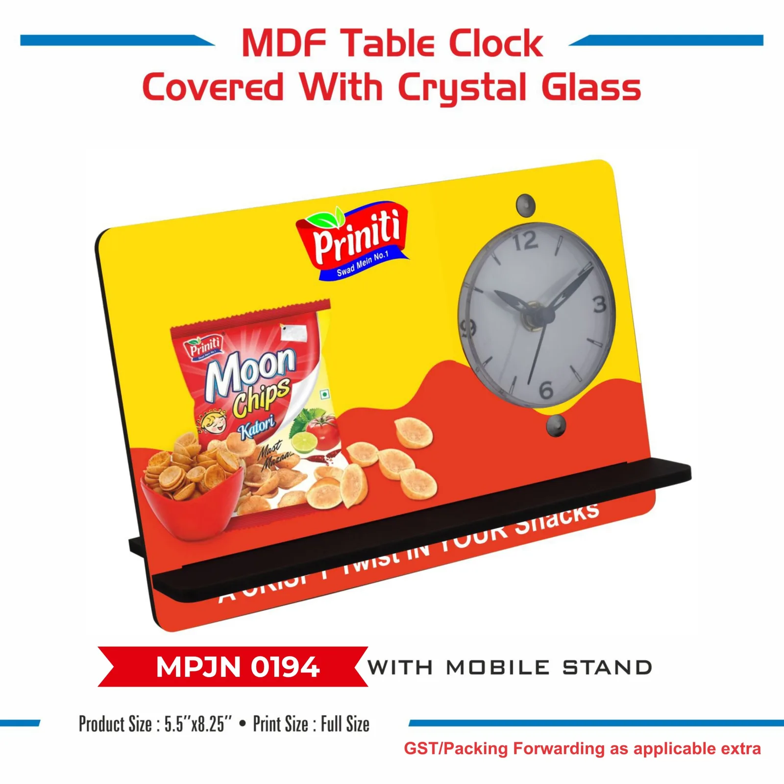 Table Clock & Mobile Stand (MPJN 0194)