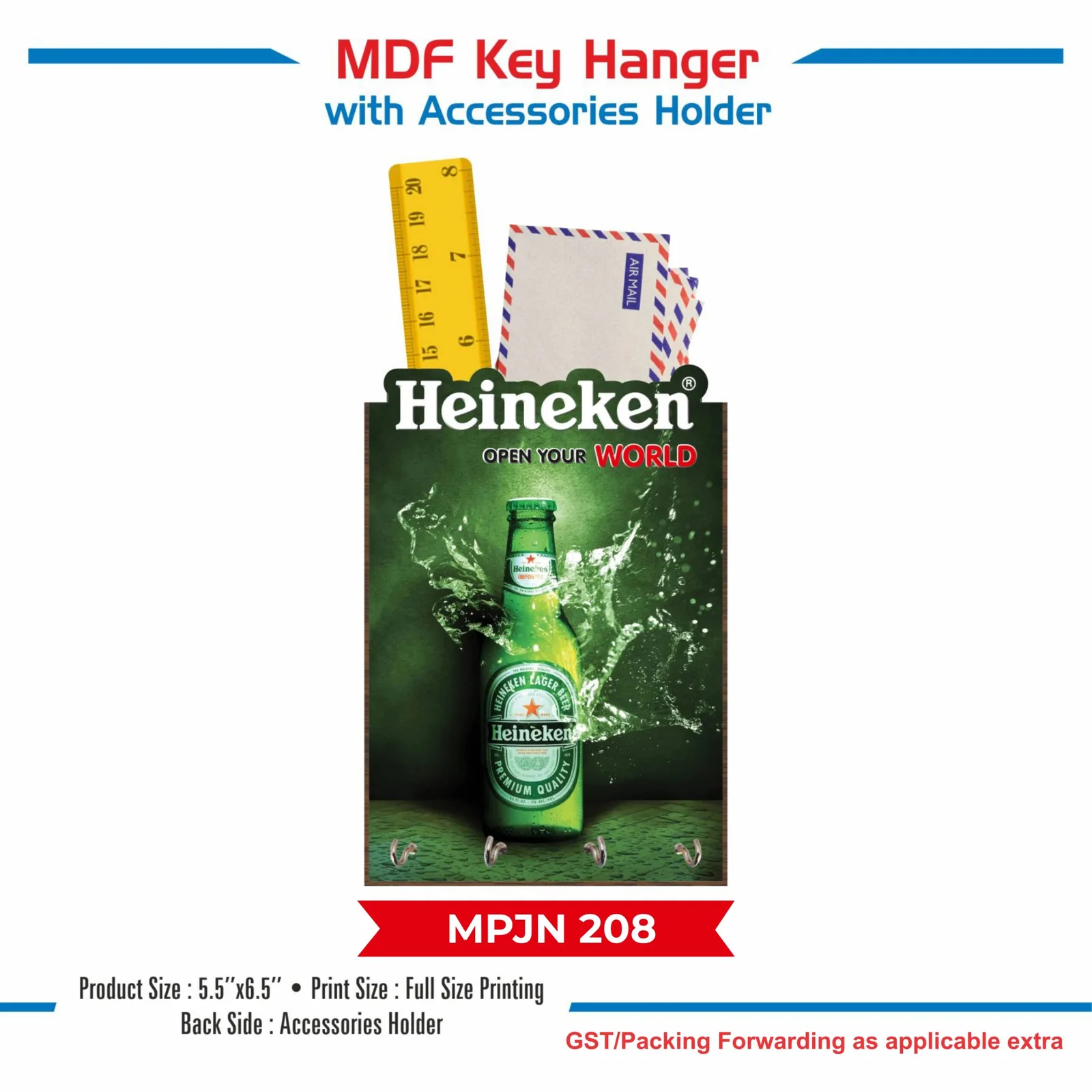 Wooden MDF Key Hanger (MPJN 208)