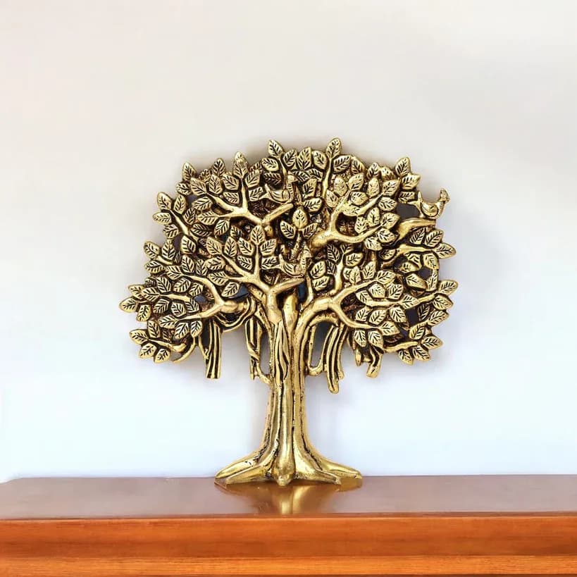 Handcrafted Brass Kalpavriksha Tree for Home Décor (MPNJ 0002)
