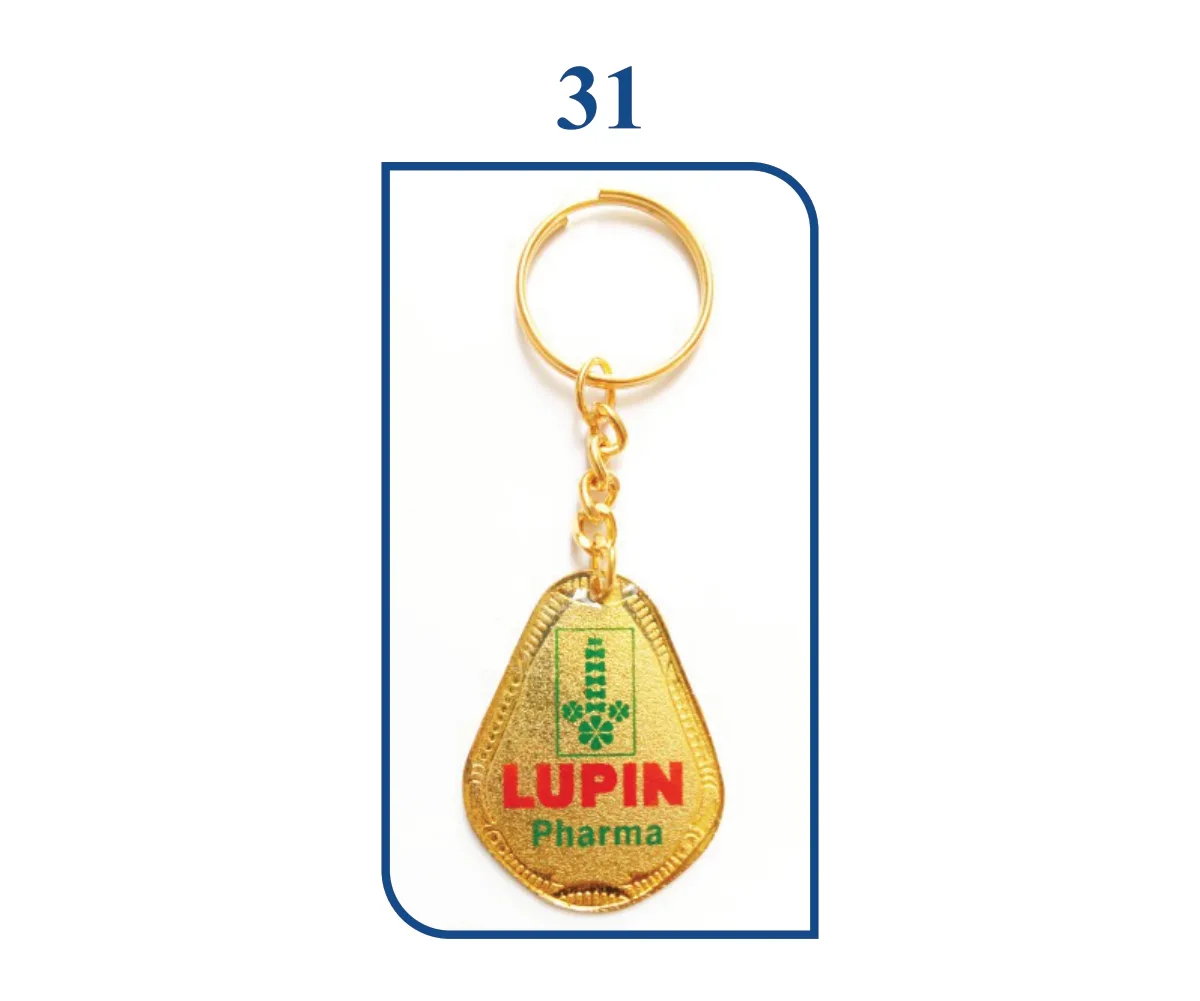 Golden Meena Printing Keyring (SN 0031)