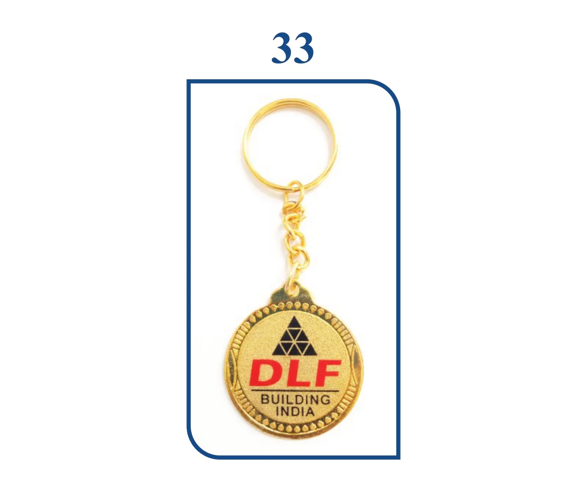 Golden Meena Printing Keyring (SN 0033)