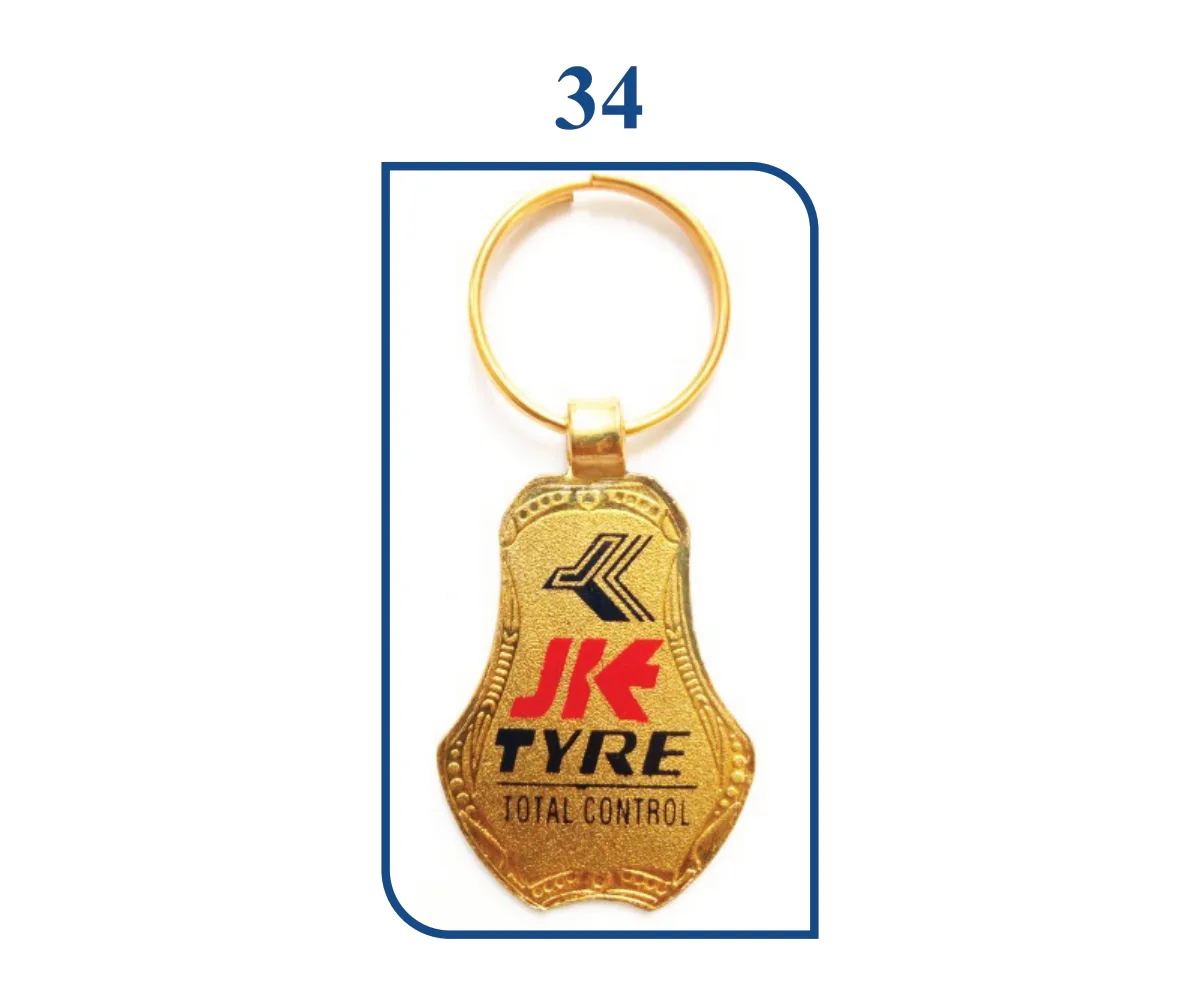 Golden Meena Printing Keyring (SN 0034)