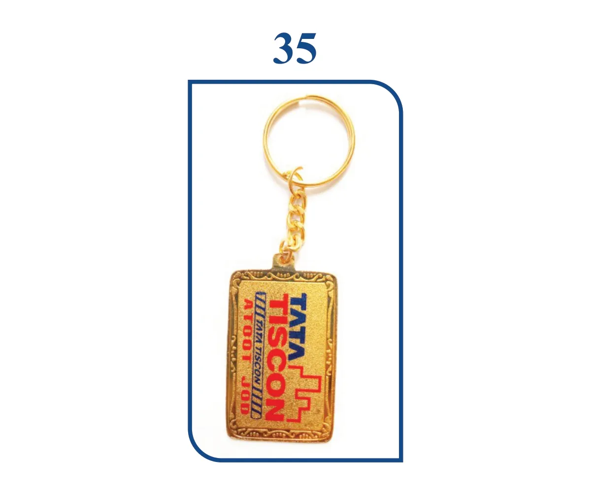 Golden Meena Printing Keyring (SN 0035)