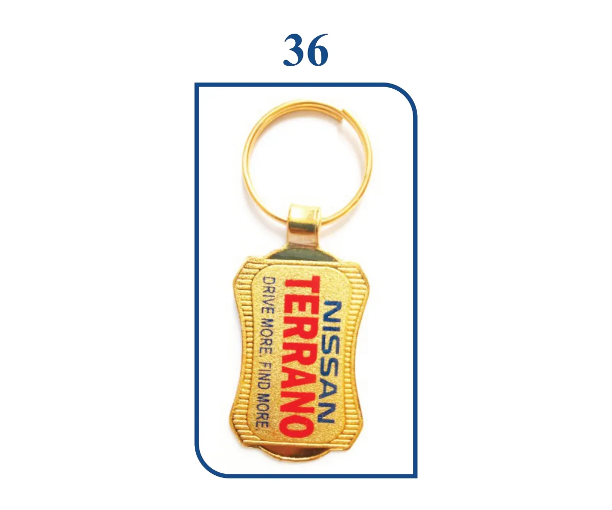 Golden Meena Printing Keyring (SN 0036)
