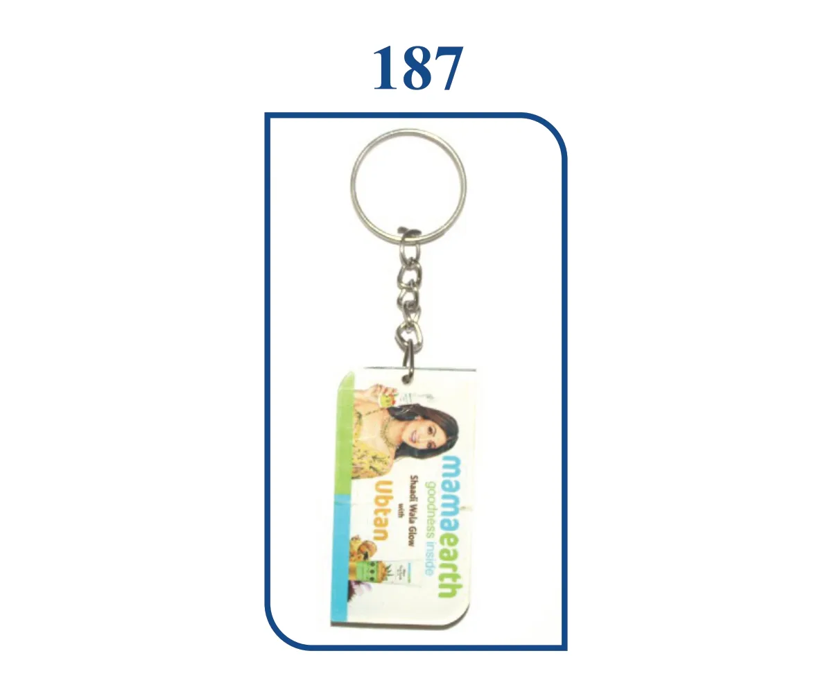 Acrylic Sheet Keyring (SN 0187)