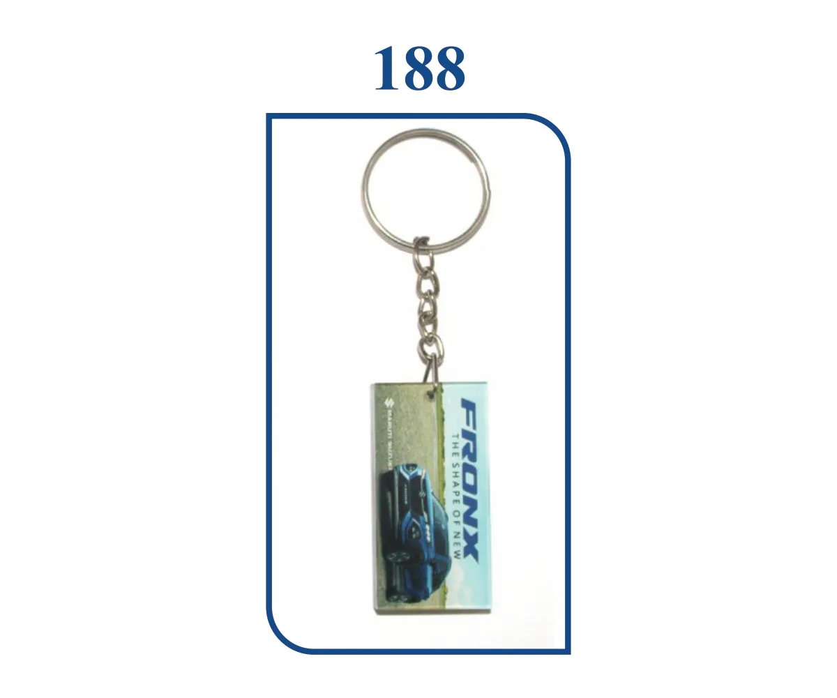 Acrylic Sheet Keyring (SN 0188)