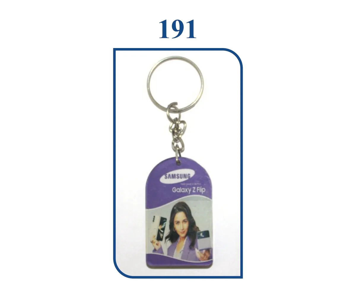 Acrylic Sheet Keyring (SN 0191)