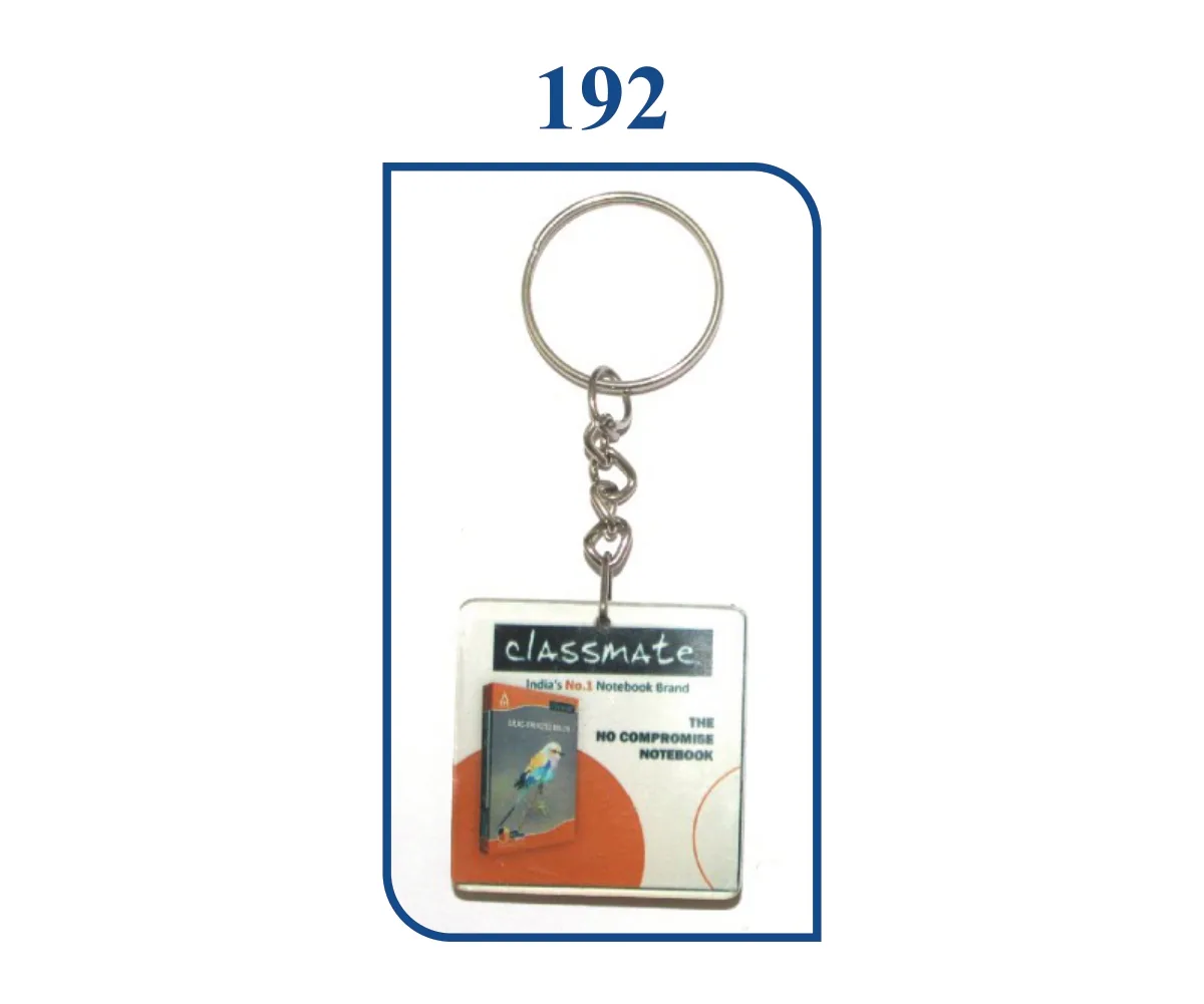 Acrylic Sheet Keyring (SN 0192)