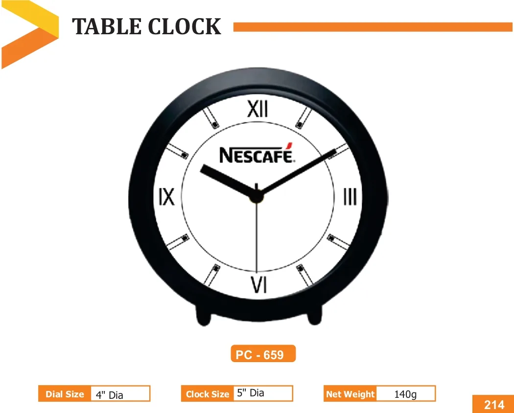 Table Clock (PC 0659)
