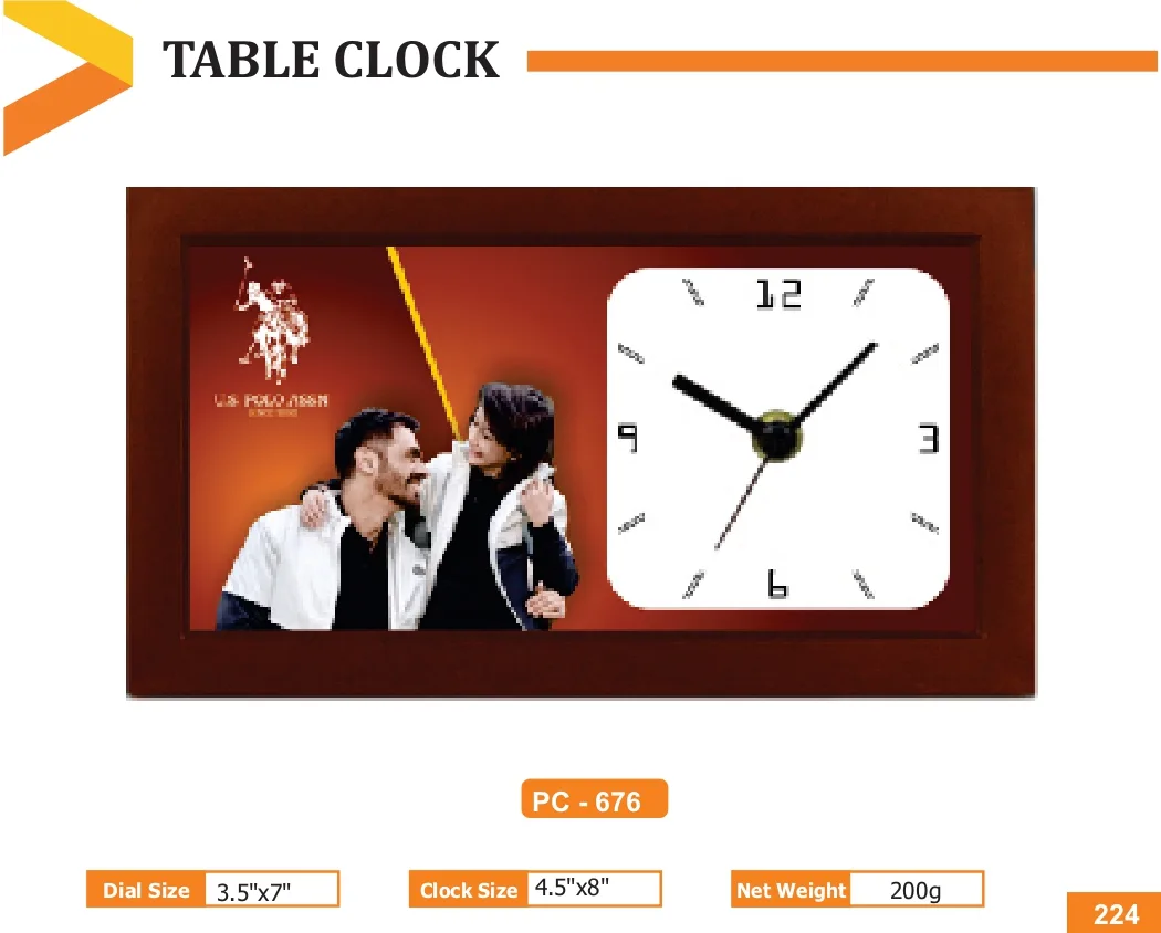 Table Clock (PC 0676)