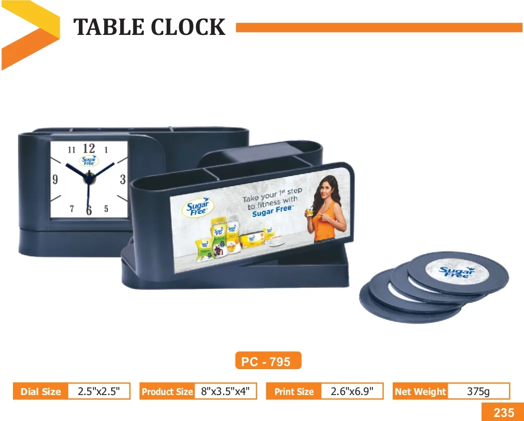 Table Clock (PC 0795)