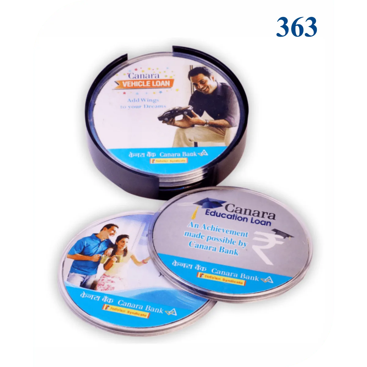Coaster Plastic ( 4 pc set) (363)