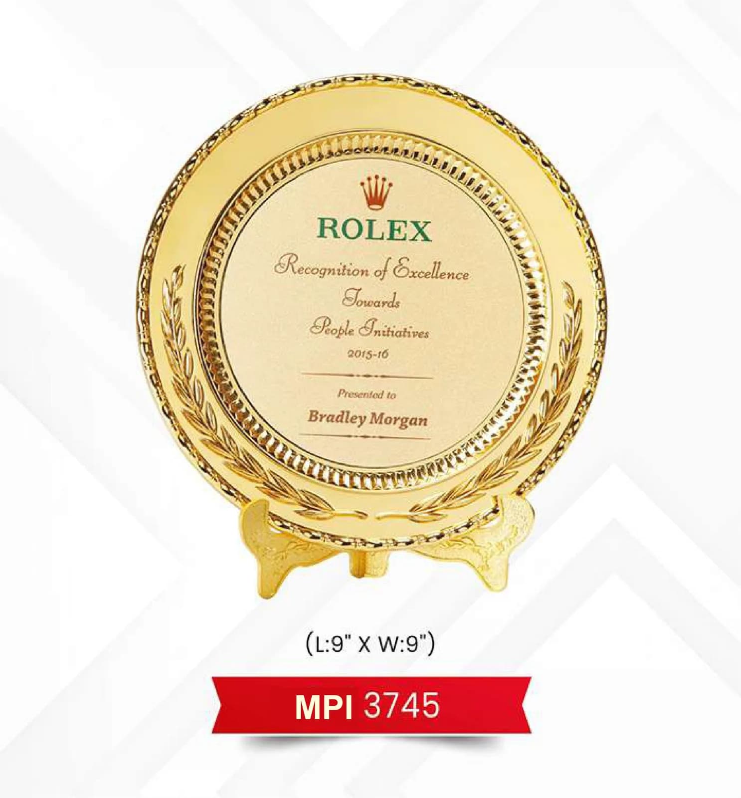 Plaque Trophy (MPI 3745)