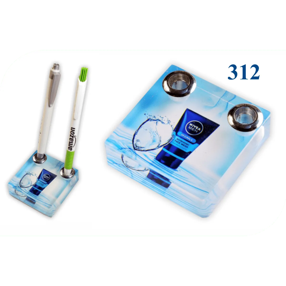 Paper Weight + Pen Stand Acrylic (312)