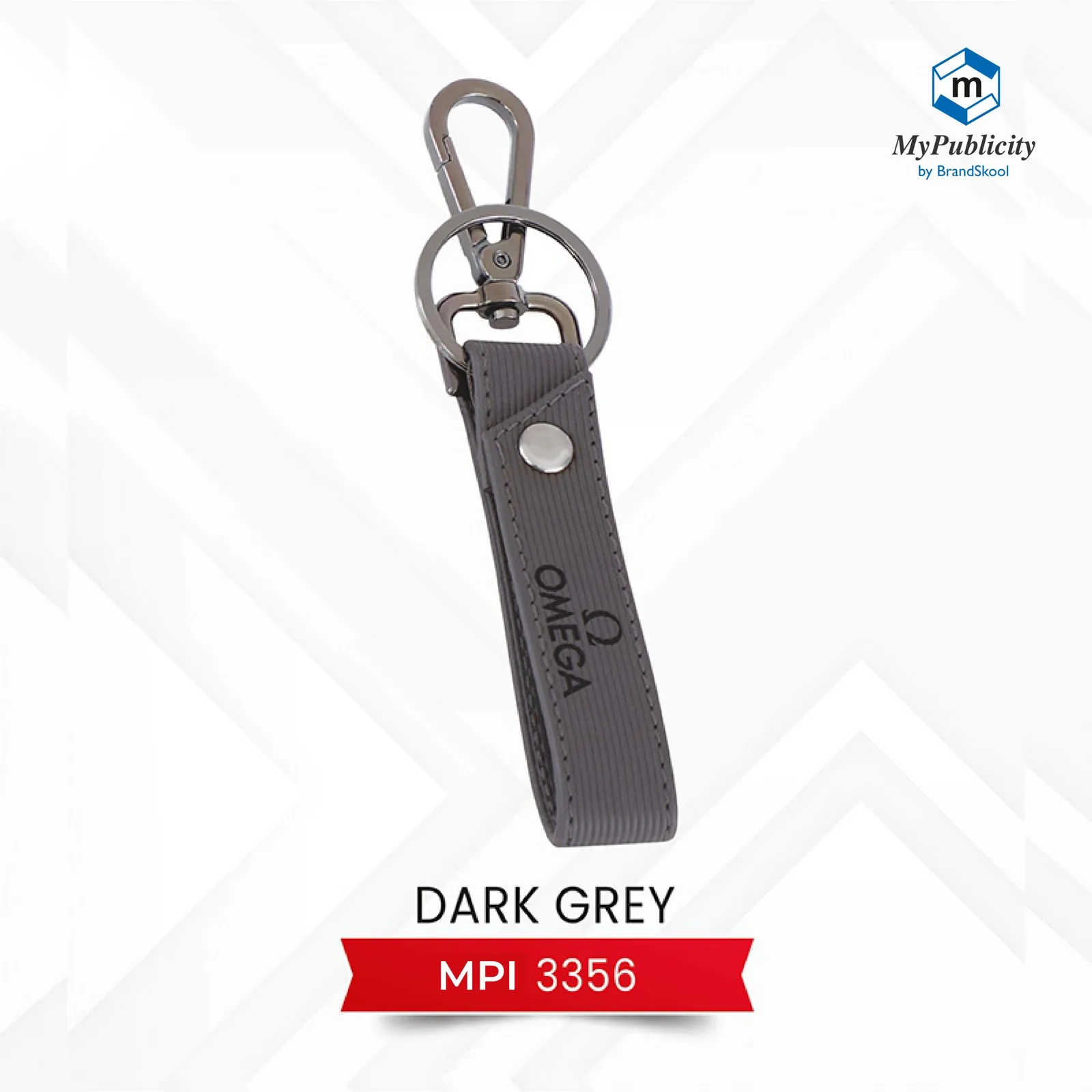 Premium Keychain Metal (Dark Grey) (MPI 3356)