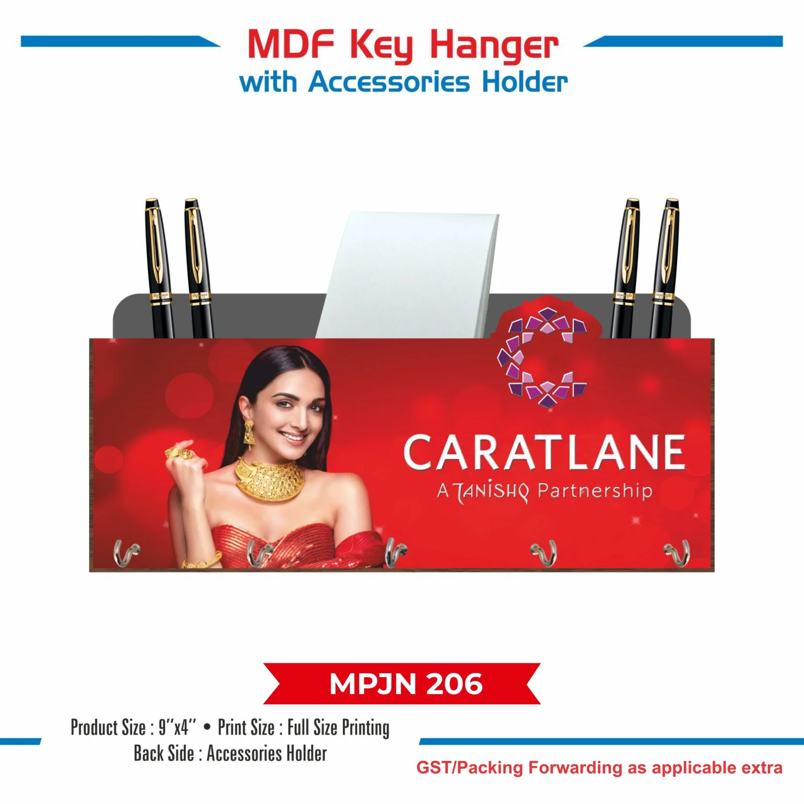 Wooden MDF Key Hanger (MPJN 206)