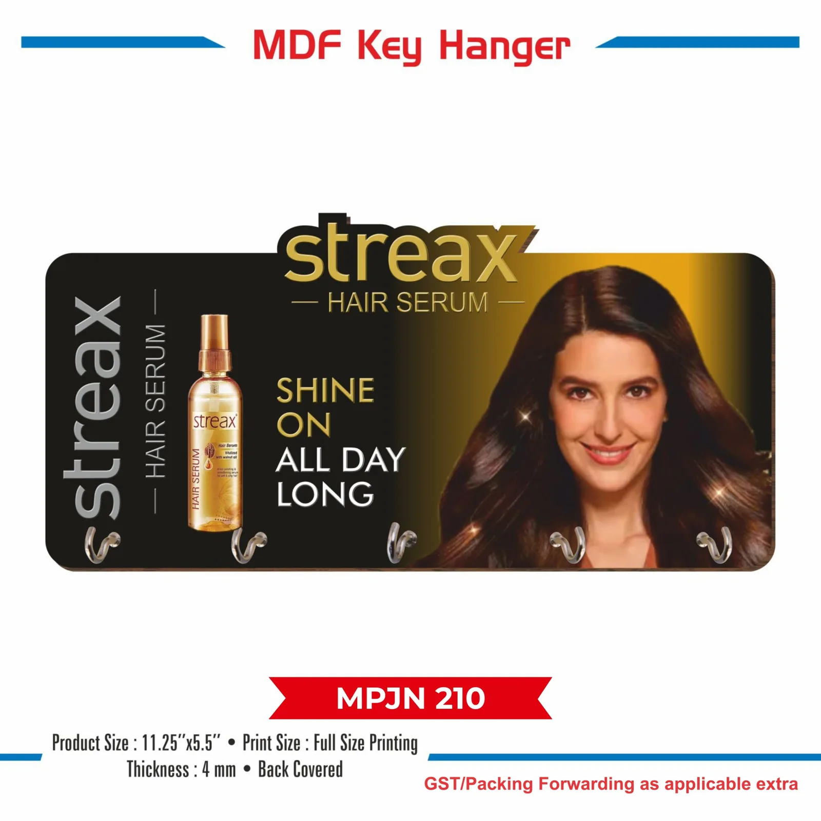 Wooden MDF Key Hanger (MPJN 210)