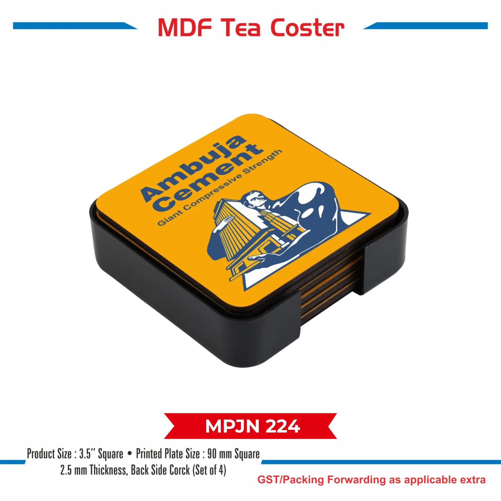 Wooden MDF Tea Coaster (MPJN 224)