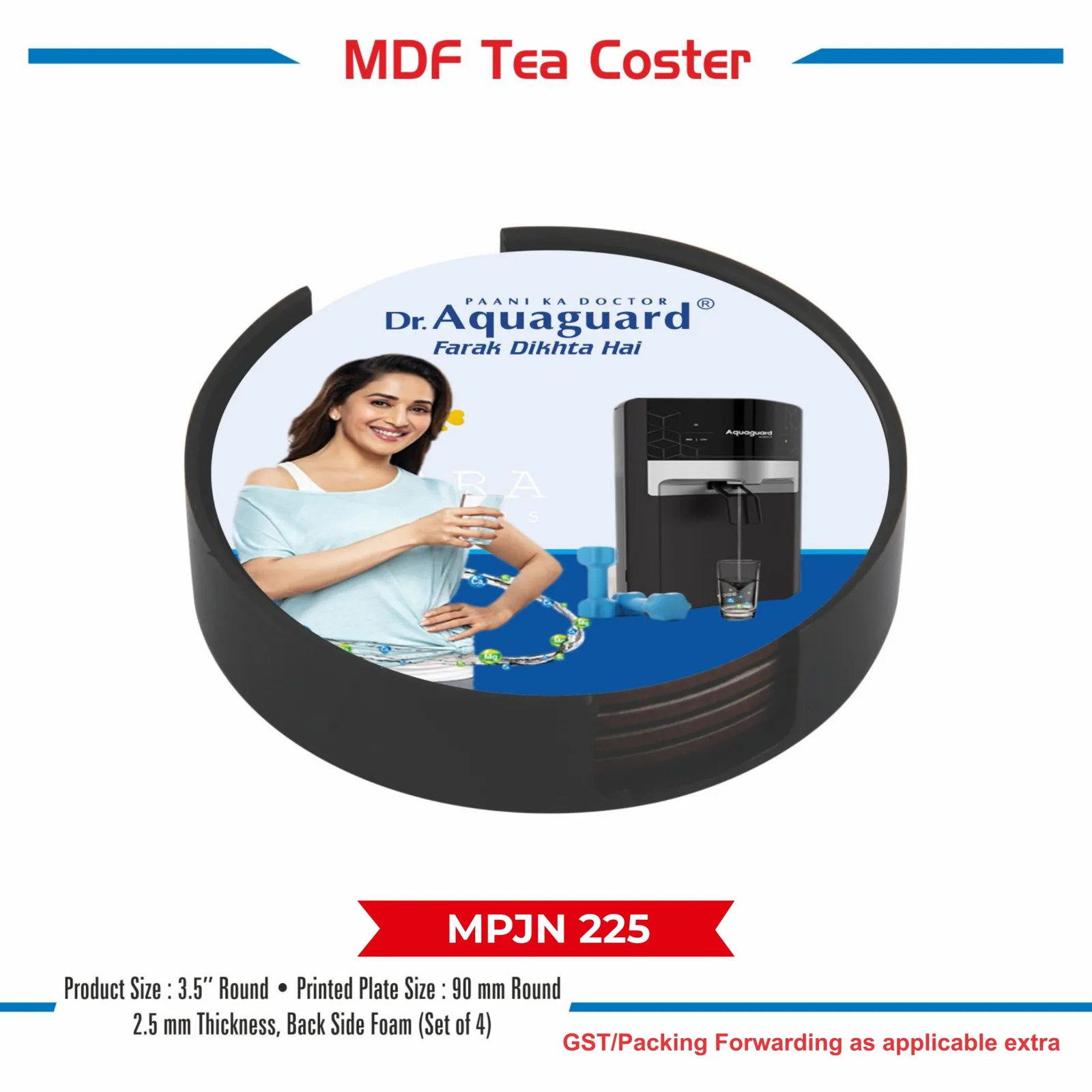 Wooden MDF Tea Coaster (MPJN 225)
